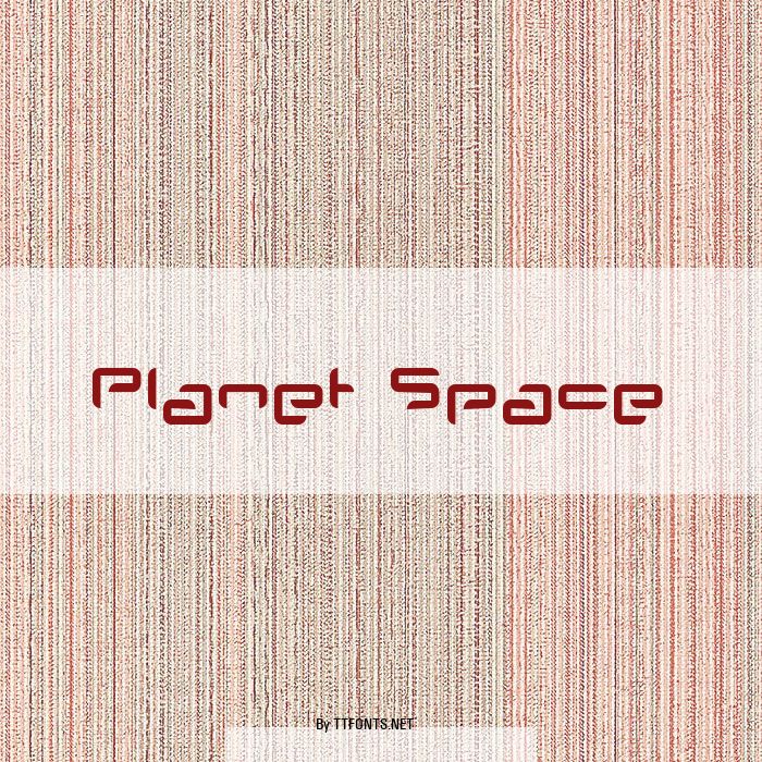 Planet Space example